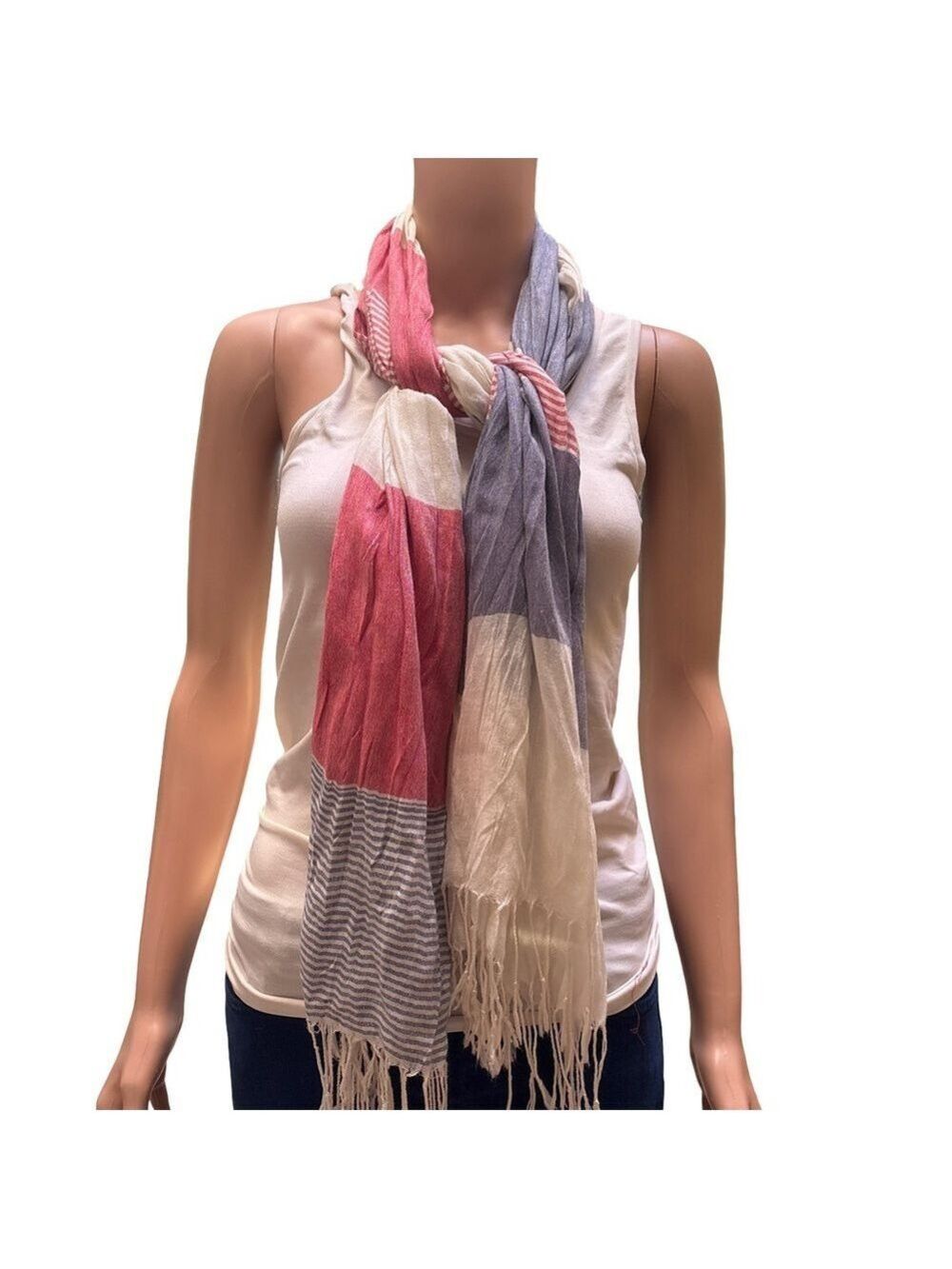 Colorful Striped Scarf